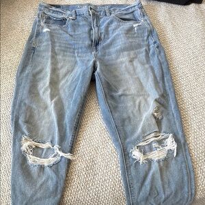 American Eagle Outfitters Distressed Blue Jeans